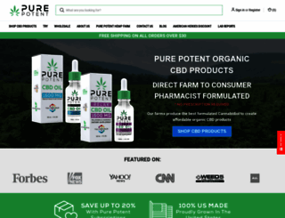 purepotentcbd.com screenshot
