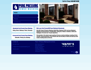 purepressurepowerwashing.com screenshot