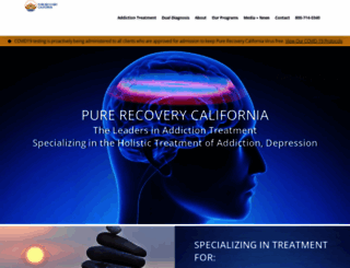 purerecoveryca.com screenshot
