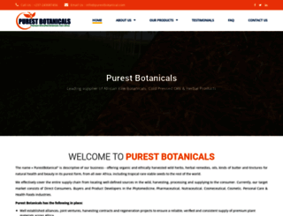 purestbotanical.com screenshot