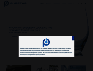 puretapwatersystems.com screenshot