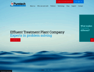 puretechenvironmental.com screenshot