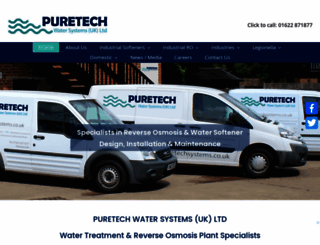 puretechsystems.co.uk screenshot