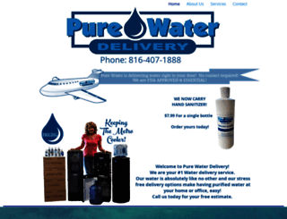 purewaterdelivery.com screenshot