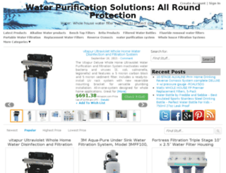 purewaterfiltrationsystems.com screenshot