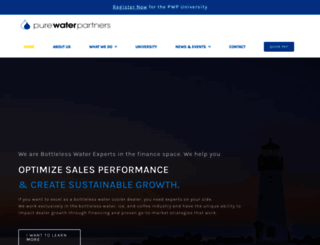 purewaterpartners.com screenshot