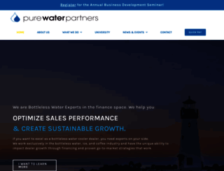 purewaterpartners.net screenshot