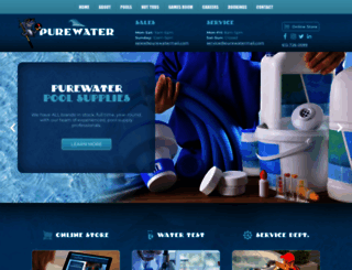 purewaterpool.com screenshot