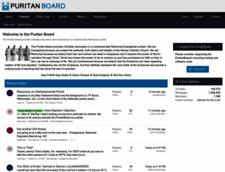 puritanboard.com screenshot