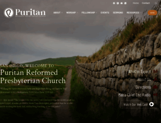 puritanchurch.com screenshot