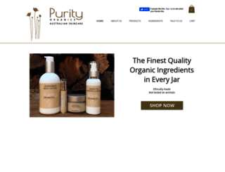 purityorganics.com.au screenshot