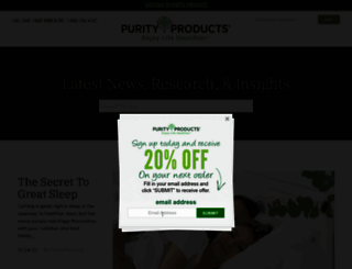 purityproductsblog.com screenshot