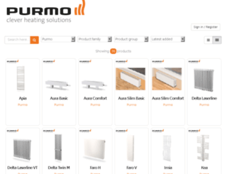purmo.bimobject.com screenshot