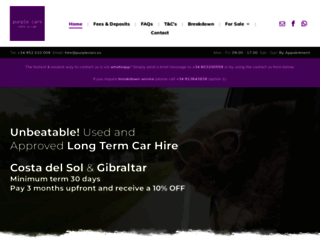 purplecars.es screenshot
