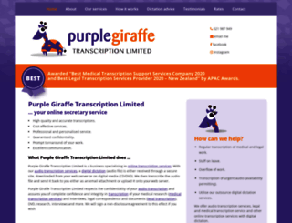 purplegiraffe.co.nz screenshot