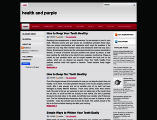 purplehealthy.blogspot.com screenshot