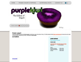 purplekiwiyogurt.com screenshot