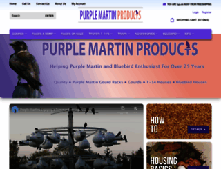 purplemartinproducts.com screenshot