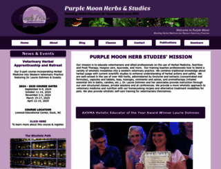 purplemoonherbstudies.com screenshot