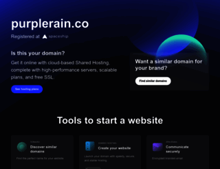 purplerain.co screenshot