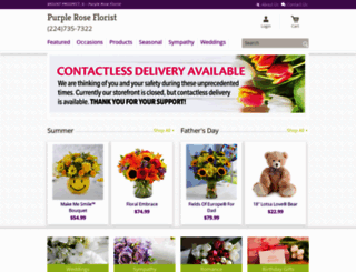 purplerosefloral.com screenshot
