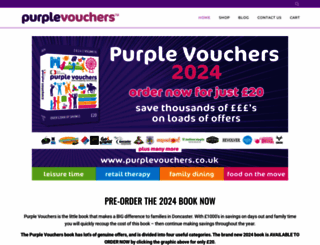 purplevouchers.co.uk screenshot