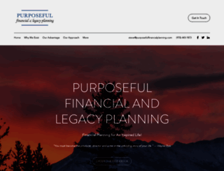purposefulfinancialplanning.com screenshot