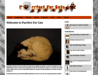 purrfectforcats.co.uk screenshot