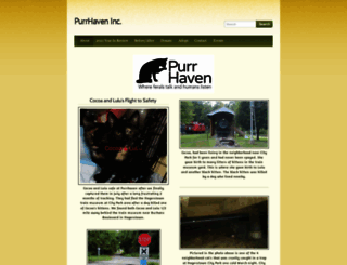 purrhaven.org screenshot