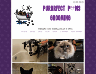 purrrfectpawsgrooming.com screenshot