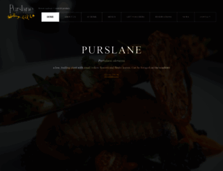 purslane-restaurant.co.uk screenshot
