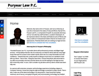 puryearlaw.com screenshot