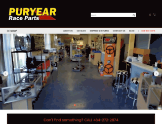 puryearracepart.com screenshot