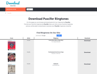 puscifer.download-ringtone.com screenshot