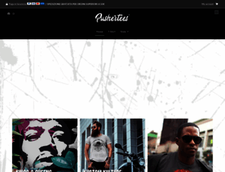 pushertees.com screenshot