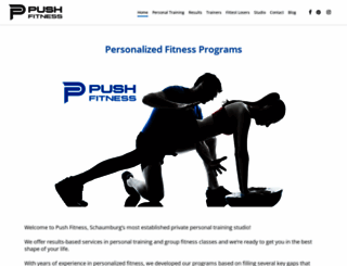 pushfitnesstraining.com screenshot