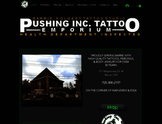 pushinginc.com screenshot