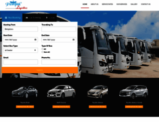 pushpaklogistics.com screenshot