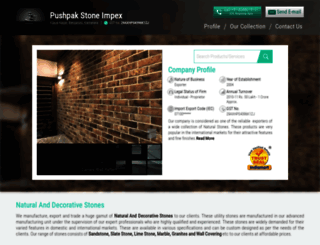 pushpakstone.com screenshot
