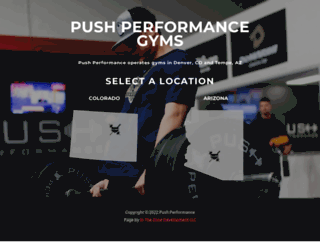 pushperformanceco.com screenshot