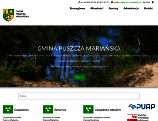 puszcza-marianska.pl screenshot