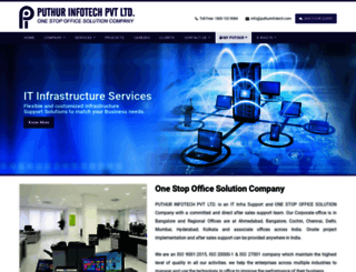 puthurinfotech.com screenshot