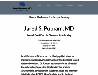 putnam-psychiatry.com screenshot
