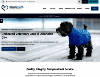 putnamnorthanimalhospital.com screenshot