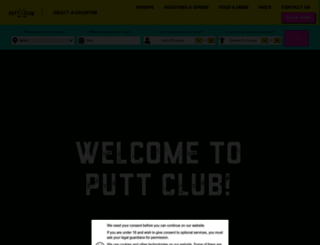putt-club.co.uk screenshot