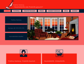 putzfrauhamburg.com screenshot