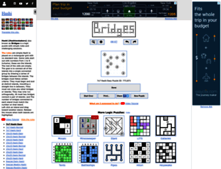 puzzle-bridges.com screenshot
