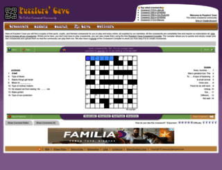 puzzlerscave.com screenshot