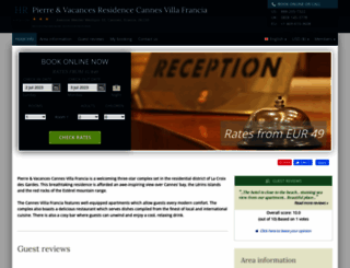 pv-cannes-villa-francia.h-rsv.com screenshot
