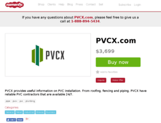 pvcx.com screenshot